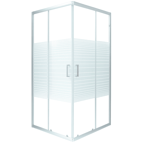 Shower Door Joytek Recto Strava Blanco 90x90x185cm (Sin Receptáculo) 1