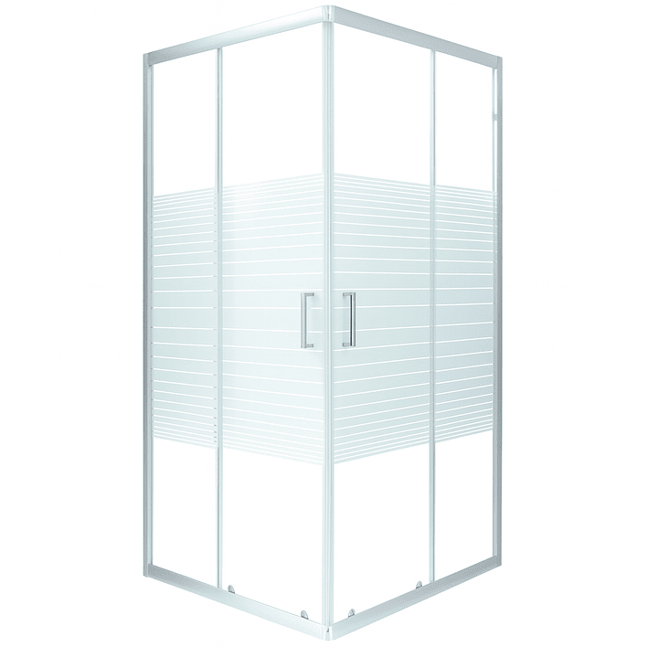 Shower Door Joytek Recto Strava Blanco 90x90x185cm (Sin Receptáculo) 1