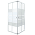 Shower Door Joytek Style Recto Blanco 80x80x185 cm (Sin Receptáculo)