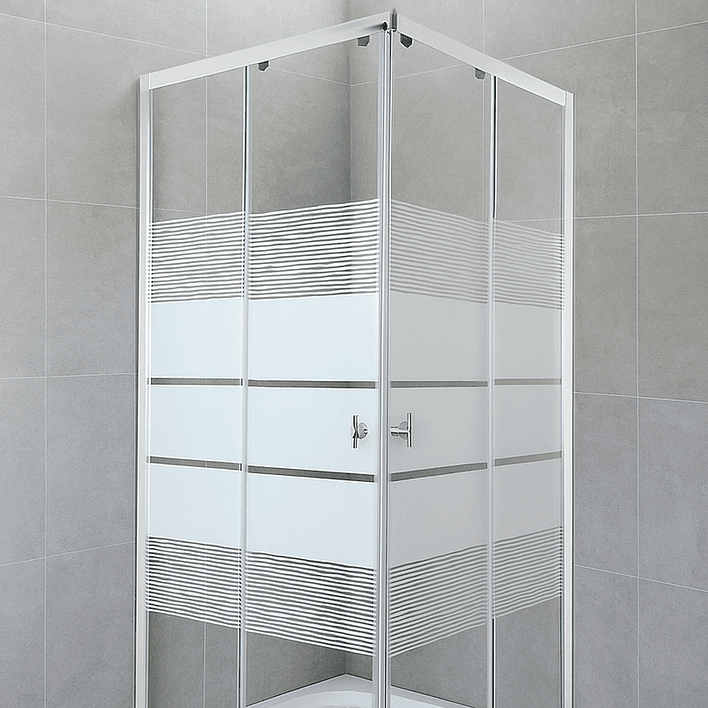 Shower Door Joytek Style Recto Blanco 80x80x180 cm (Sin Receptáculo) 3