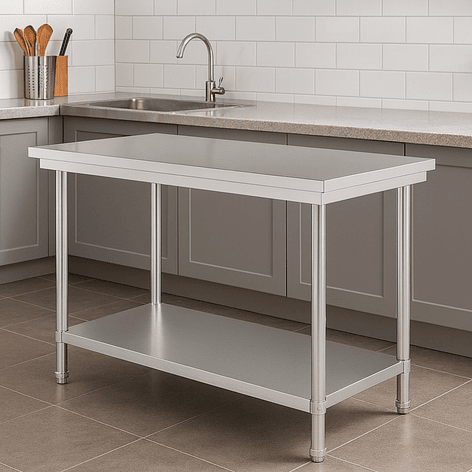 Mesón de Cocina Joytek Acero Inoxidable 120x60x85 cm 2