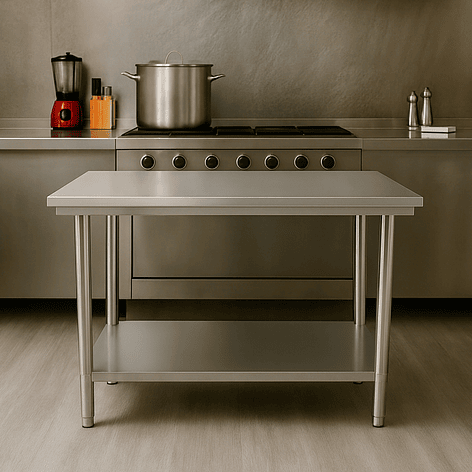 Mesón de Cocina Joytek Acero Inoxidable 120x60x85 cm 3