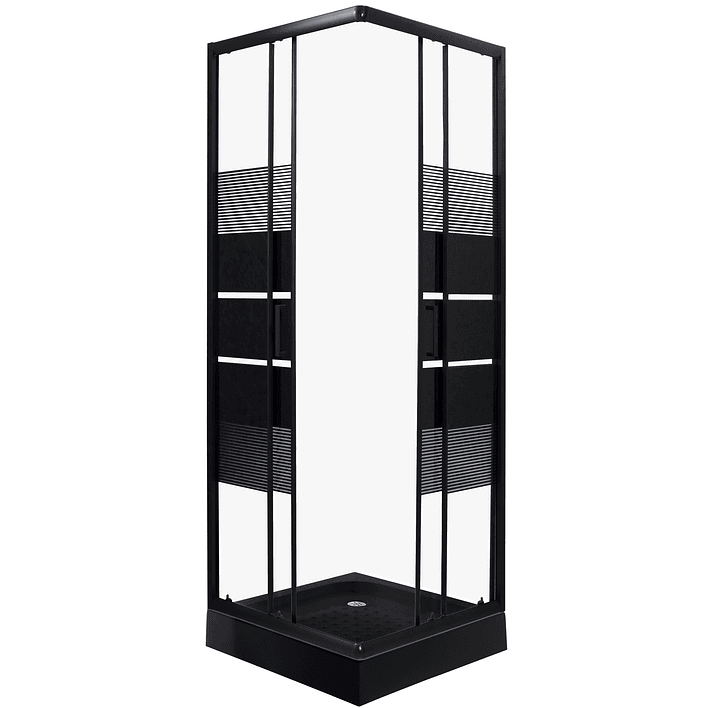 Shower Door Joytek Recto Style Negro 70x70x198cm (Incluye Receptáculo) 7