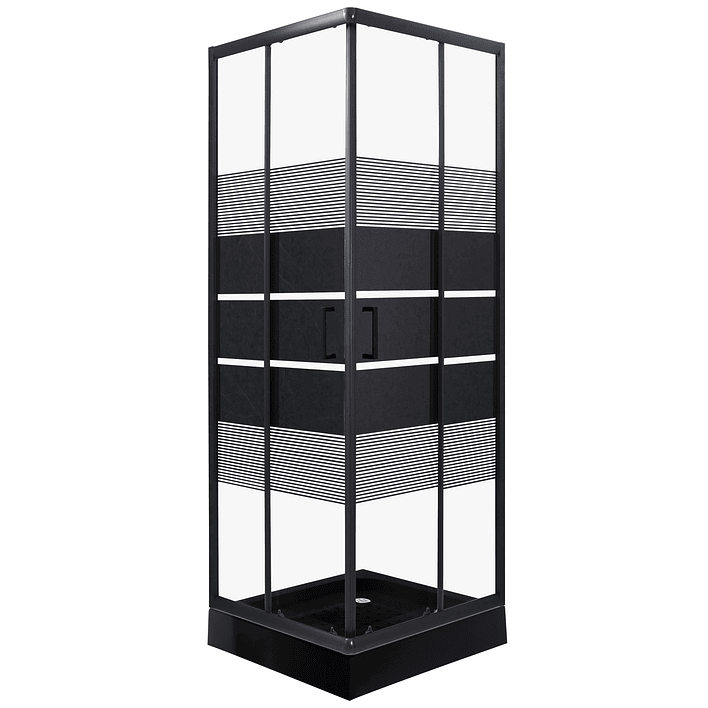 Shower Door Joytek Recto Style Negro 70x70x198cm (Incluye Receptáculo) 6