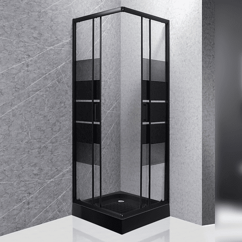 Shower Door Joytek Recto Style Negro 70x70x198cm (Incluye Receptáculo) 4