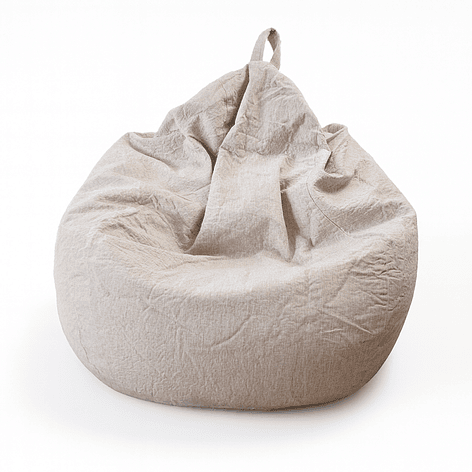 Puff Pera de Lino talla XL Joytek / 120x80cm CAQUIS 4