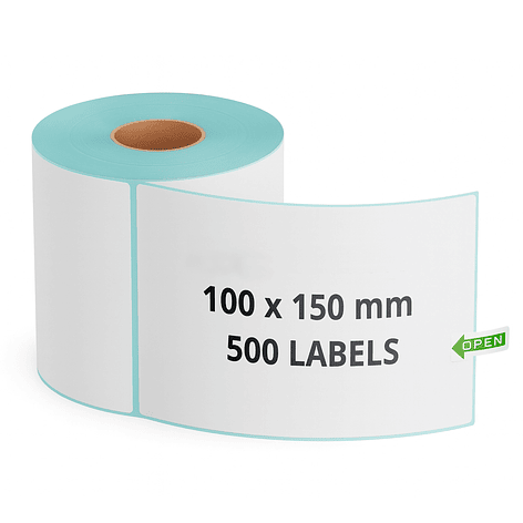 Pack 3 Rollos Etiquetas Térmicas Autoadhesivas Joytek Rollo 100x150 mm 1500 Uni 5
