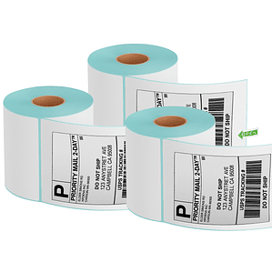 Pack 3 Rollos Etiquetas Térmicas Autoadhesivas Joytek Rollo 100x150 mm 1500 Uni