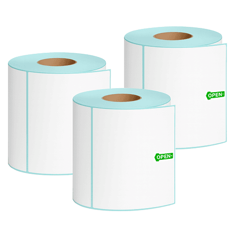 Pack 3 Rollos Etiquetas Térmicas Autoadhesivas Joytek Rollo 100x150 mm 1500 Uni 2