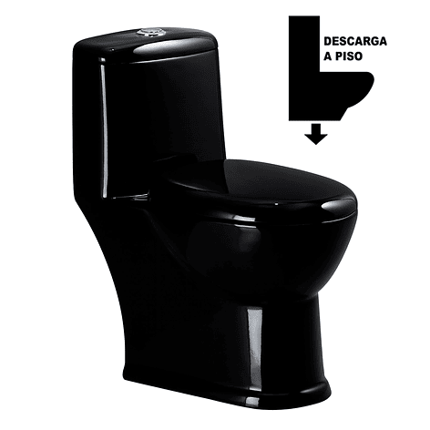 WC One Piece Joytek 2004 Black Descarga a Piso 30 cm 1