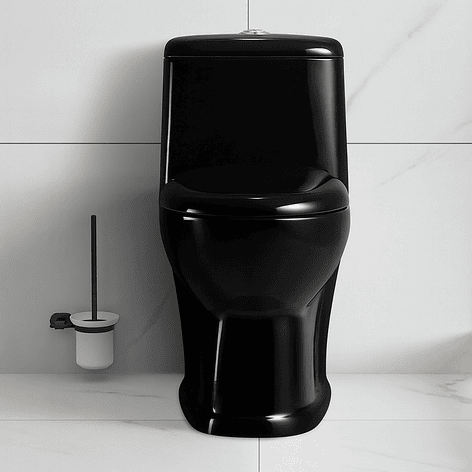 WC One Piece Joytek 2004 Black Descarga a Piso 30 cm 2