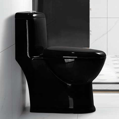 WC One Piece Joytek 2004 Black Descarga a Piso 30 cm 3