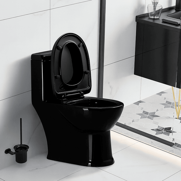 WC One Piece Joytek 2004 Black Descarga a Piso 30 cm 8