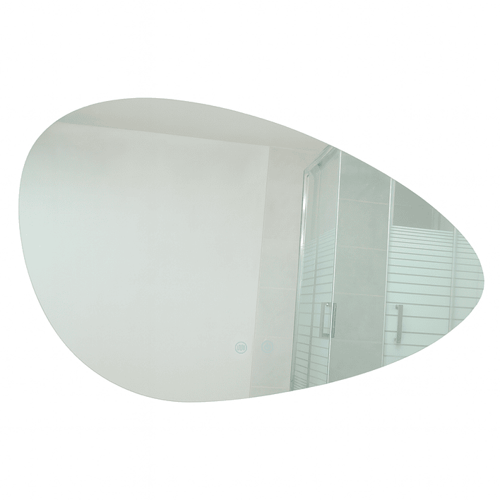 Espejo Forma Irregular Touch con Luz Led 3 colores - 80 x 50 cm 3