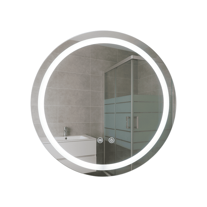 Espejo Redondo Touch con Luz Led 3 colores - 50 cm de Diámetro 6