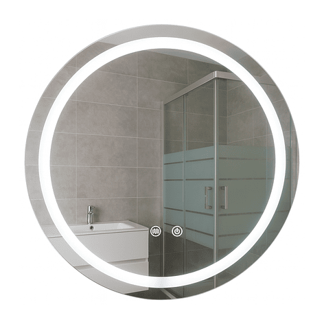 Espejo Redondo Touch con Luz Led 3 colores - 60 cm de Diámetro 1