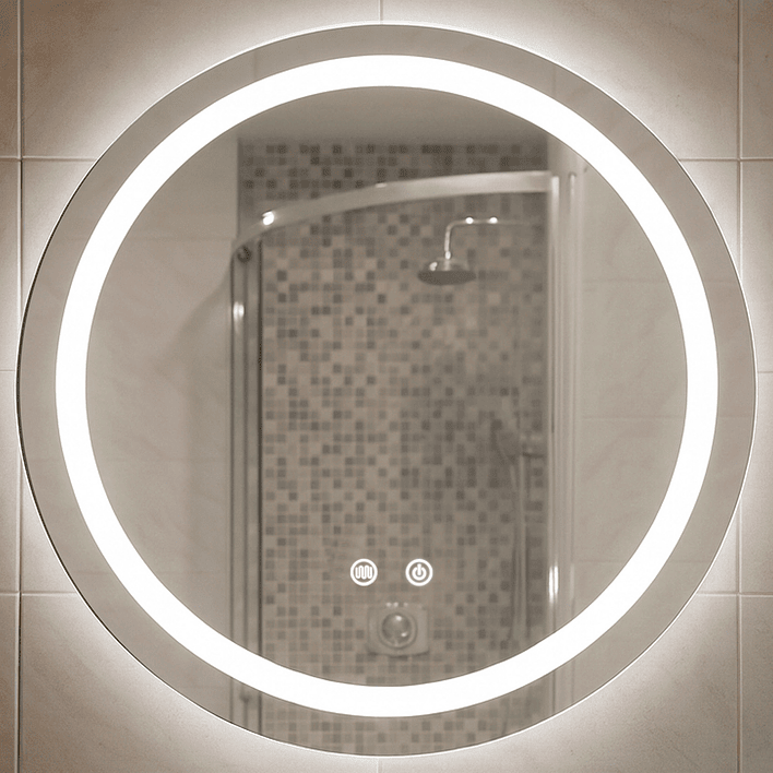 Espejo Redondo Touch con Luz Led 3 colores - 80 cm de Diámetro 4