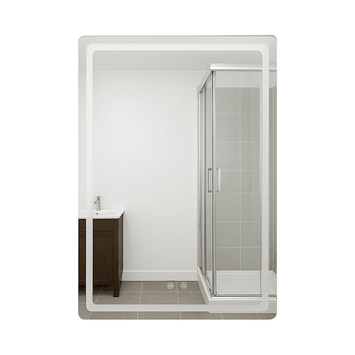 Espejo Rectangular Touch con Luz Led 3 colores - 60 x 80 cm 5