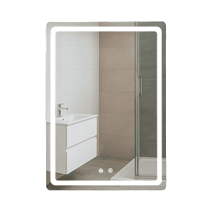 Espejo Rectangular Touch con Luz Led 3 colores - 60 x 80 cm