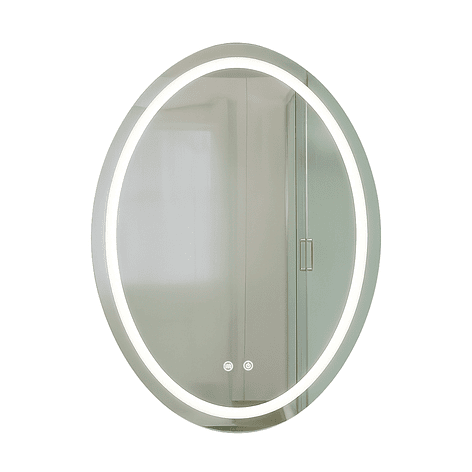 Espejo Ovalado Touch con Luz Led 3 colores - 60 x 80 cm 1