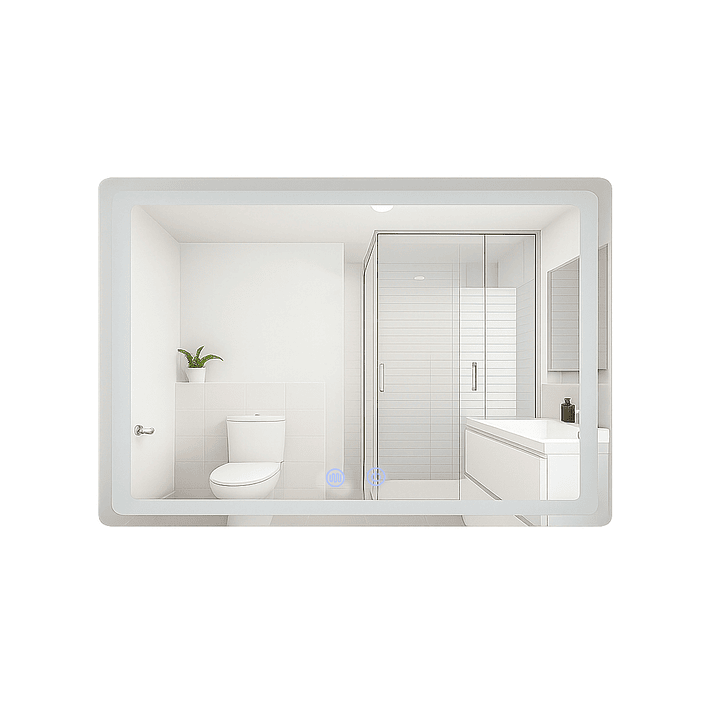 Espejo Rectangular Touch con Luz Led 3 colores - 80 x 60 cm 7