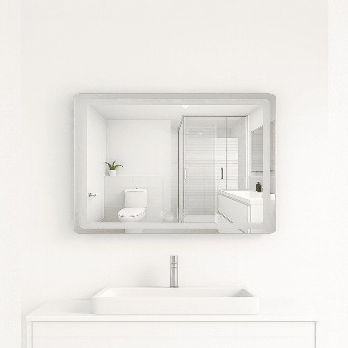 Espejo Rectangular Touch con Luz Led 3 colores - 80 x 60 cm 6