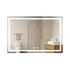 Espejo Rectangular Touch con Luz Led 3 colores - 100 x 60 cm