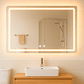 Espejo Rectangular Touch con Luz Led 3 colores - 90 x 70 cm - Miniatura 3