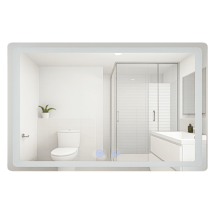 Espejo Rectangular Touch con Luz Led 3 colores - 100 x 70 cm 7