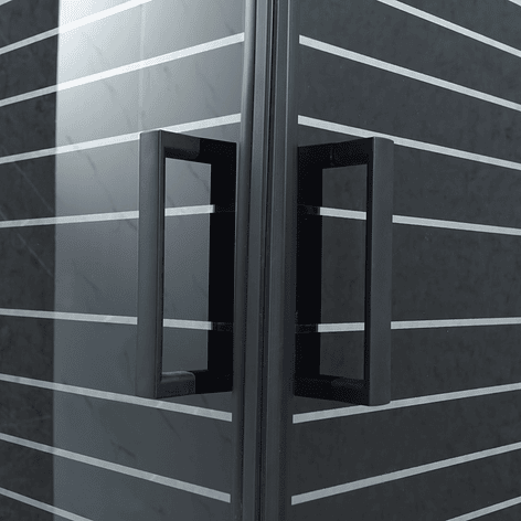 Shower Door Joytek Recto Strava Negro 80x80x198cm (Incluye Receptáculo) 8