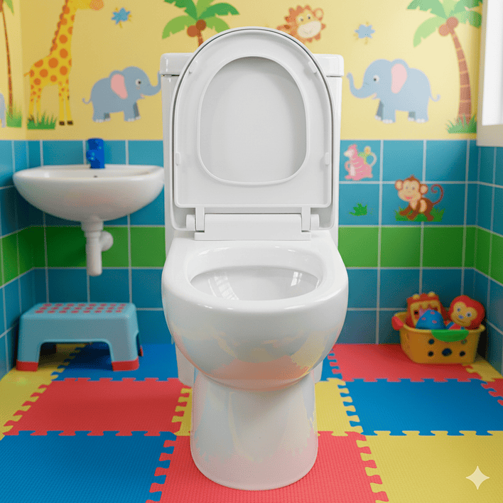 WC One Piece Kinder Joytek Descarga a Piso 27 cm (Exclusivo para Niñ@s) 3