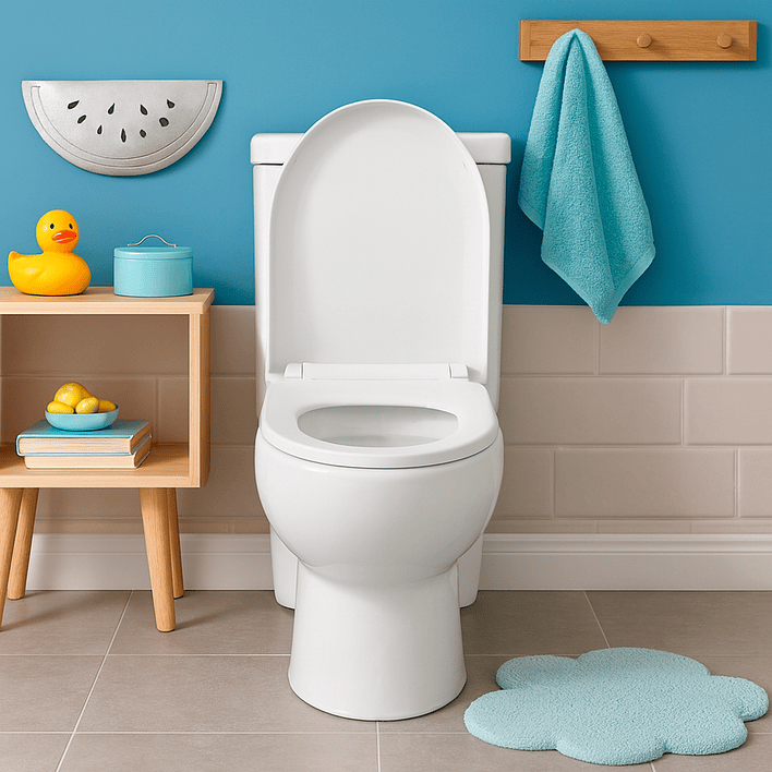 WC One Piece Kinder Joytek Descarga a Piso 27 cm (Exclusivo para Niñ@s) 12