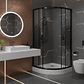 Shower Door Joytek Curvo Mosaic Black 90x90x199cm (Incluye Receptáculo) - Miniatura 6