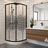 Shower Door Joytek Curvo Mosaic Black 80x80x199cm (Incluye Receptáculo)