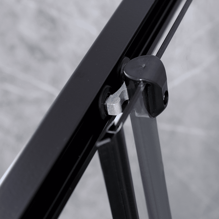 Shower Door Joytek Recto Style Negro 80x80x198cm (Incluye Receptáculo) 8