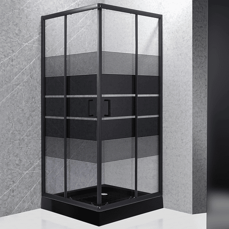 Shower Door Joytek Recto Style Negro 90x90x198cm (Incluye Receptáculo) 4