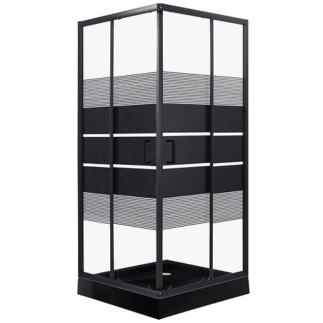 Shower Door Joytek Recto Style Negro 90x90x198cm (Incluye Receptáculo) 6