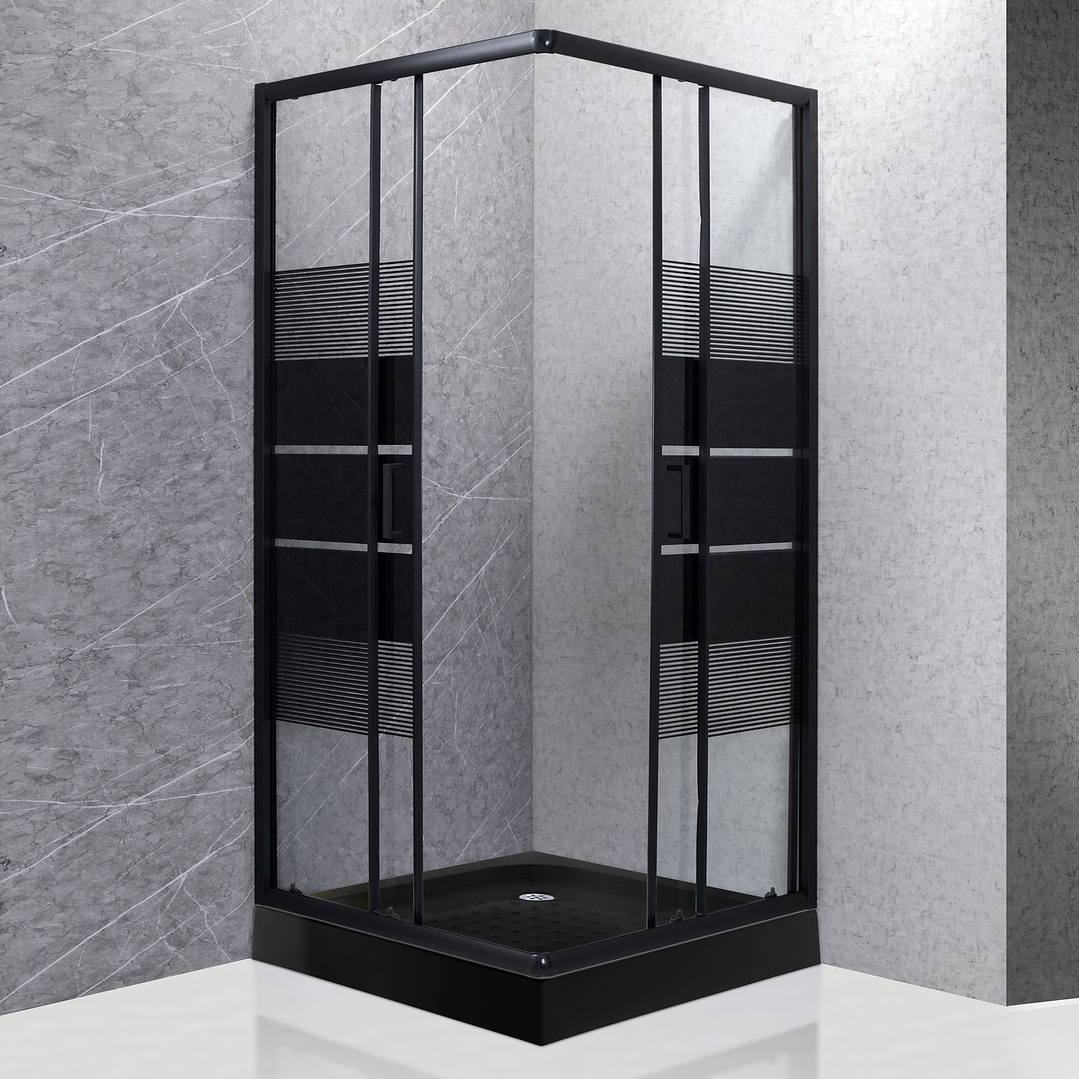 Shower Door Joytek Recto Style Negro 90x90x198cm (Incluye Receptáculo) 5