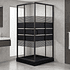 Shower Door Joytek Recto Style Negro 90x90x198cm (Incluye Receptáculo)