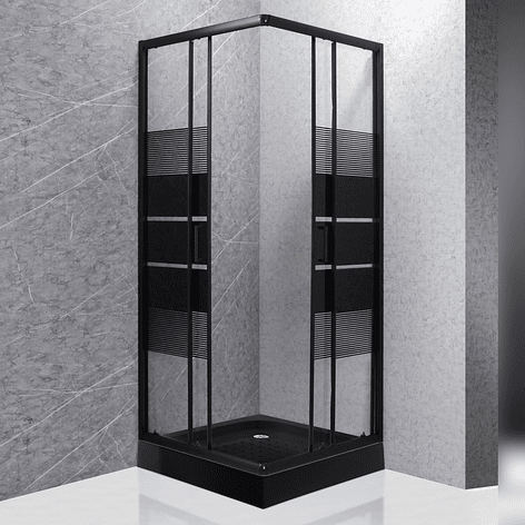 Shower Door Joytek Recto Style Negro 80x80x198cm (Incluye Receptáculo) 5