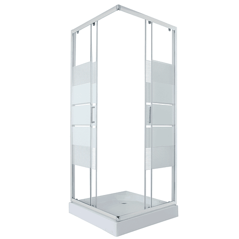 Shower Door Joytek Recto Style Blanco 70x70x198cm (Incluye Receptáculo) 7