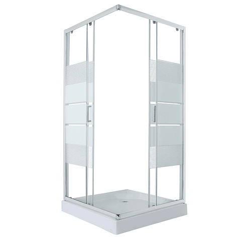 Shower Door Joytek Recto Style Blanco 80x80x198cm (Incluye Receptáculo) 7