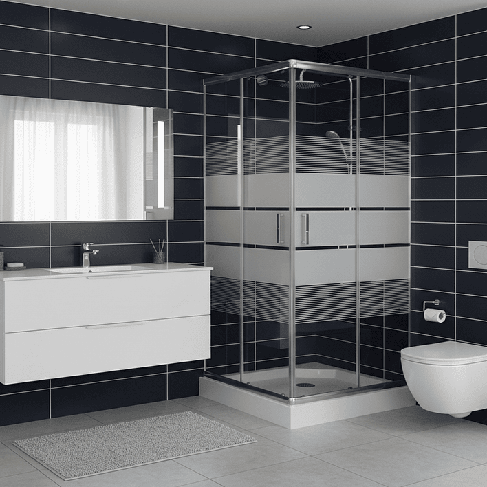 Shower Door Joytek Recto Style Blanco 80x80x198cm (Incluye Receptáculo) 5