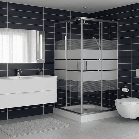 Shower Door Joytek Recto Style Blanco 90x90x198cm (Incluye Receptáculo) 7