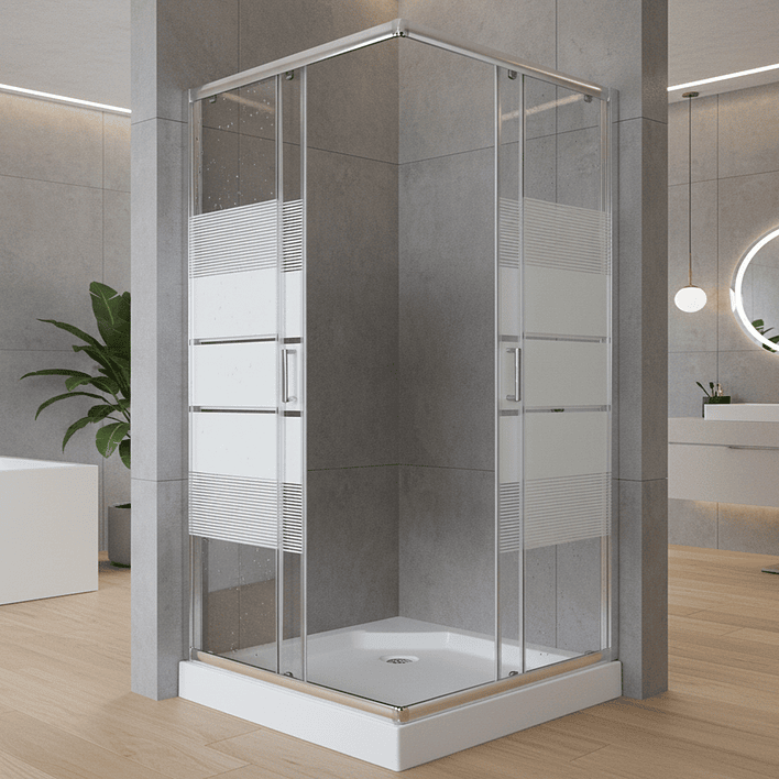 Shower Door Joytek Recto Style Blanco 90x90x198cm (Incluye Receptáculo) 4