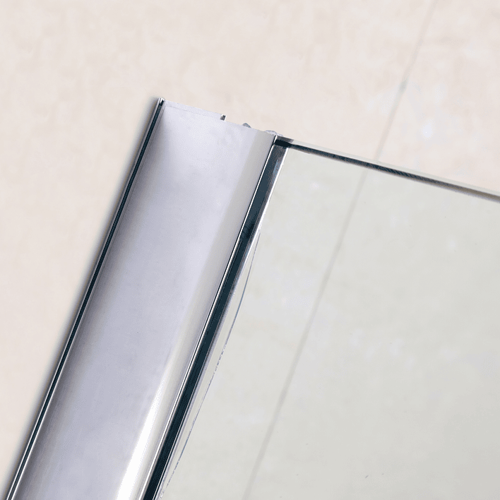 Mampara Fija de Baño Joytek 190×90 cm Vidrio Templado Transparente 8 mm 6