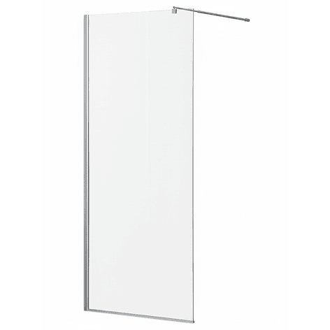 Mampara Fija de Baño Joytek 190×90 cm Vidrio Templado Transparente 8 mm 4