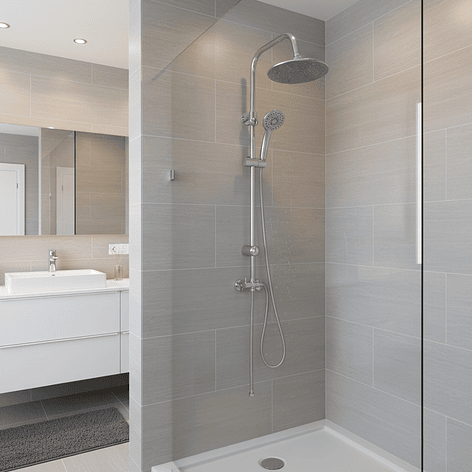 Columna de ducha Joytek Plato Redondo Cromado SH02CH 11