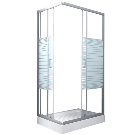 Shower Rectangular Strava Blanco 120x80x198cm (Incluye Receptáculo) 11