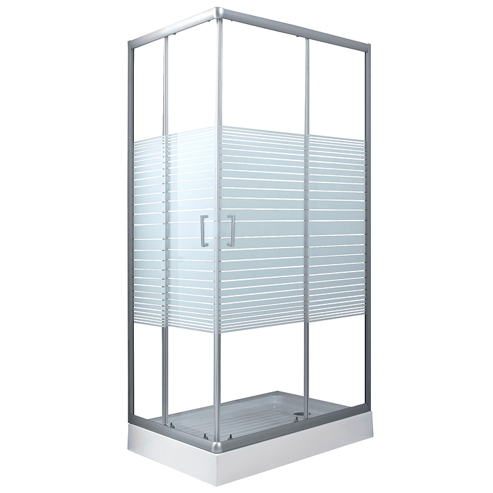 Shower Rectangular Strava Blanco 120x80x198cm (Incluye Receptáculo) 12